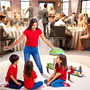 Animazione per bambini in stile baby parking a Roma