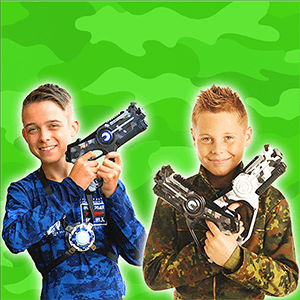Festa a tema laser game per bambini a Roma