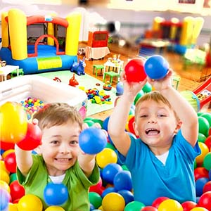 Festa a tema ludoteca per bambini a Roma