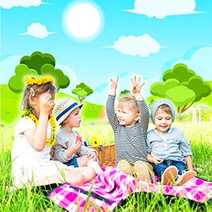 Festa a tema picnic per bambini a Roma