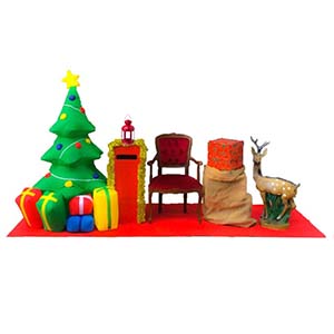 Animazione per bambini a Natale a Roma con allestimento scenico