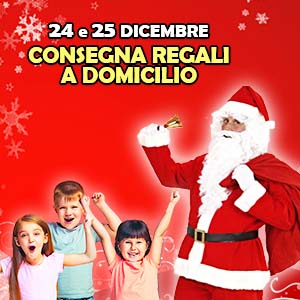 Babbo Natale Consegna i Regali a Roma