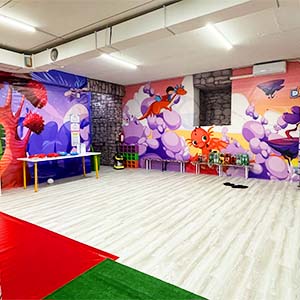 Affitto sala per feste di bambini a Roma Ovest, zona Casalotti, presso il Parco Giochi Dragolandia