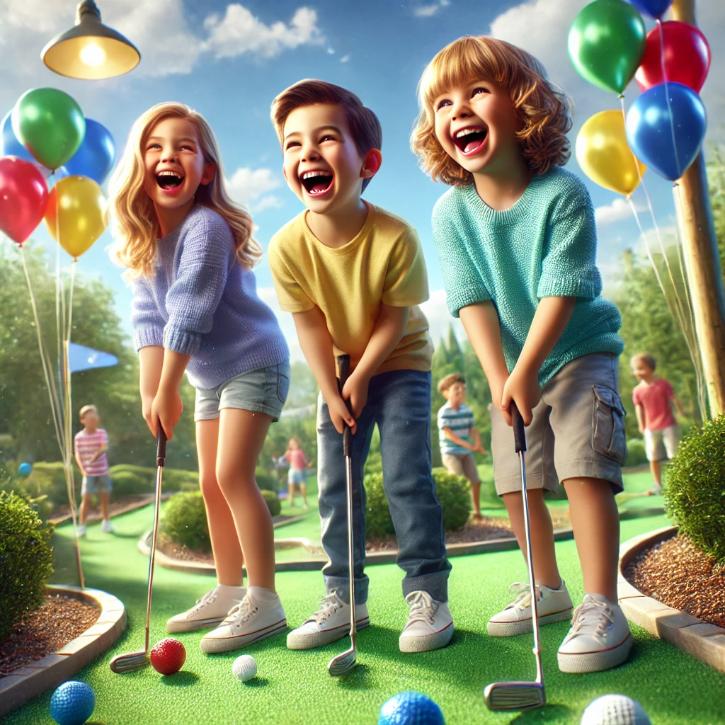 Feste di compleanno per bambini al minigolf - un'idea originale per festeggiare i compleanni