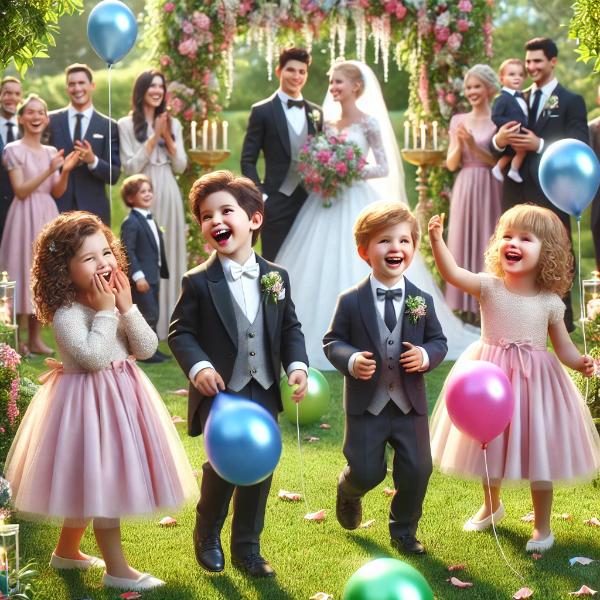 Giochi di animazione per bambini ai matrimoni: intrattenimento creativo
