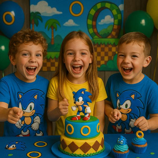 Festa a tema Sonic con idee creative per giochi, decorazioni e buffet per bambini