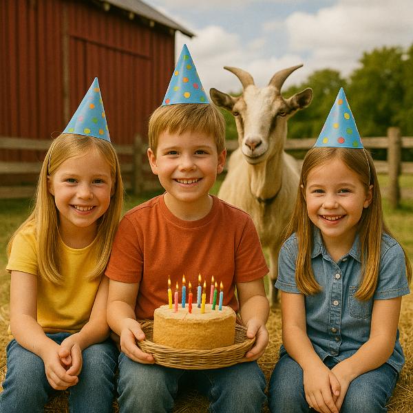 Feste di compleanno per bambini in fattoria con giochi, animazione e animali