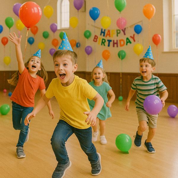 Feste di compleanno per bambini in una sala parrocchiale – animazione e giochi per una festa semplice e riuscita