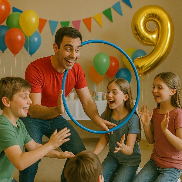 Giochi di animazione per bambini di 9 anni: attività dinamiche e creative per feste e intrattenimento