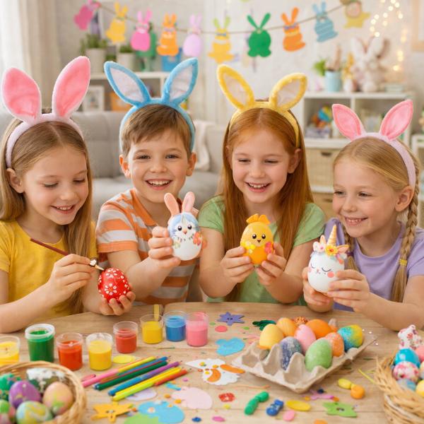 Uova di Pasqua per bambini fai da te: lavoretti e dolci creativi da preparare insieme