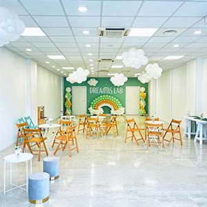Affitto sala per feste di bambini a Roma Nord, zona Monte Mario, presso la sala Dreams Lab